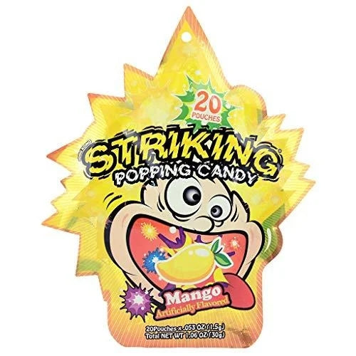 Popping Candy Mango — front of pack at Exotic Snaxx Chicago