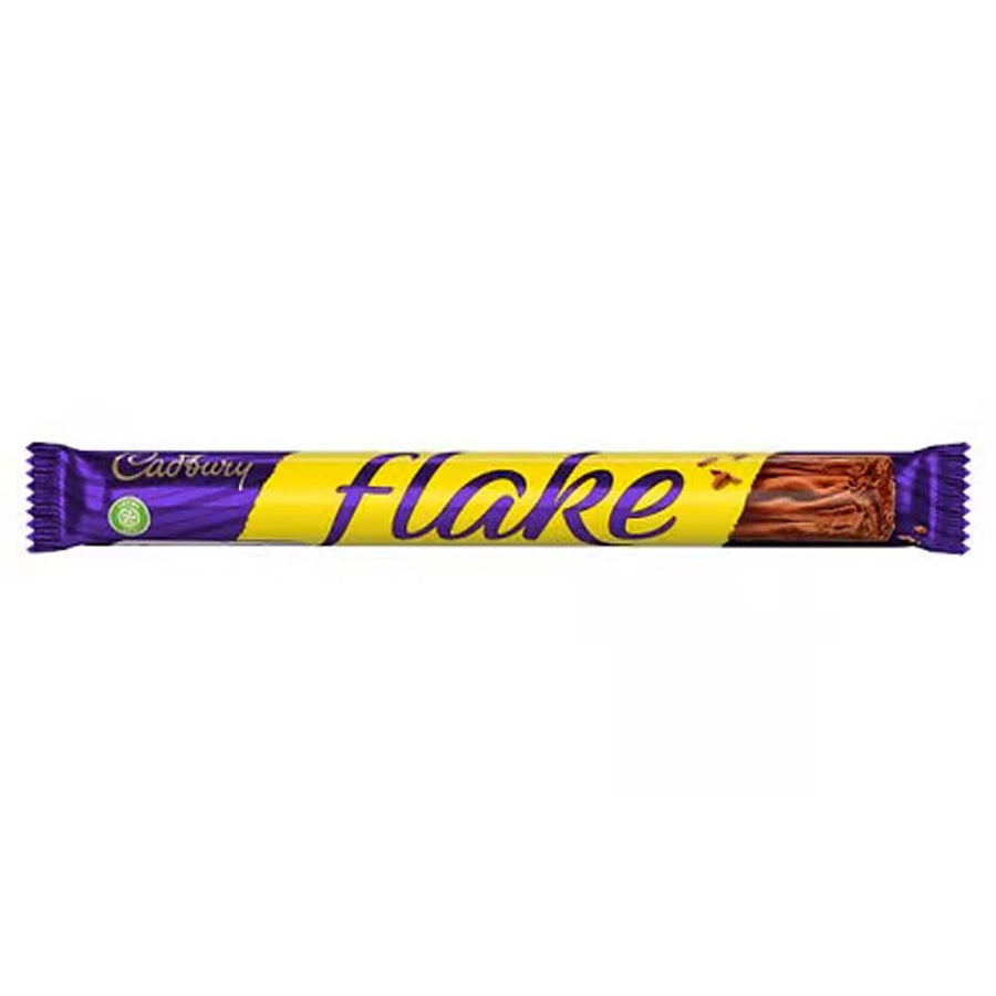 Cadbury Flake Bar, (UK) — front of pack at Exotic Snaxx Chicago