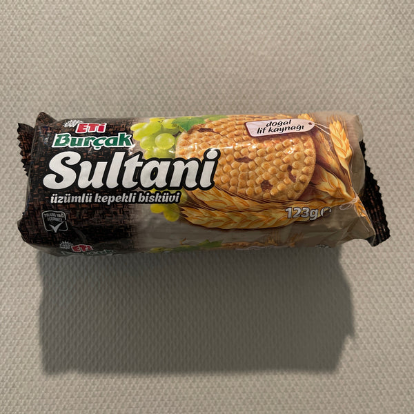 Eti Burçak Sultani Raisin Bran Biscuits (Turkey)