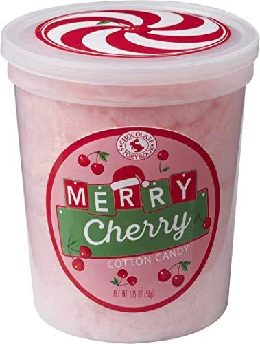 Merry Cherry Gourmet Flavored Cotton Candy