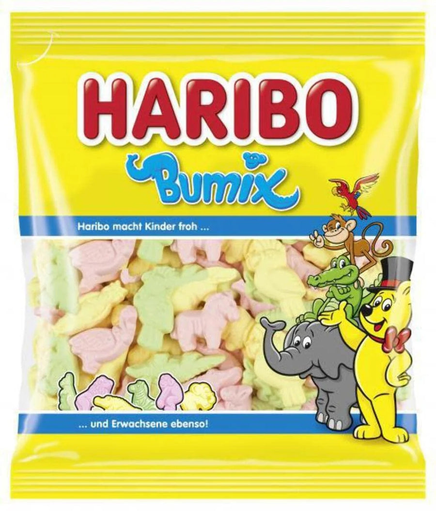 Haribo Candy | Haribo Bumix Germany — front of pack at Exotic Snaxx Chicago