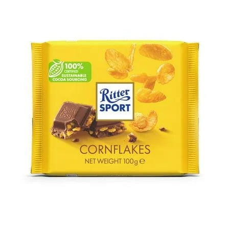 Milk Chocolate Corn Flakes ( Germany ) — front of pack at Exotic Snaxx Chicago