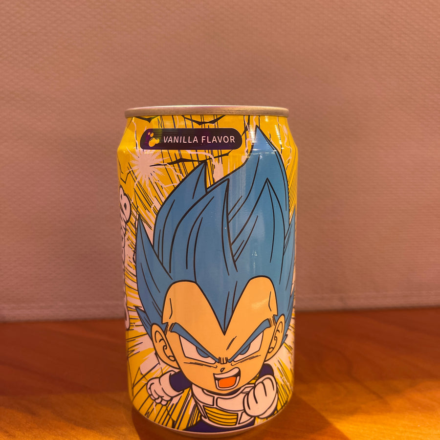 Ocean Bomb Dragon Ball Super – Vegeta Vanilla Flavor — front of pack at Exotic Snaxx Chicago