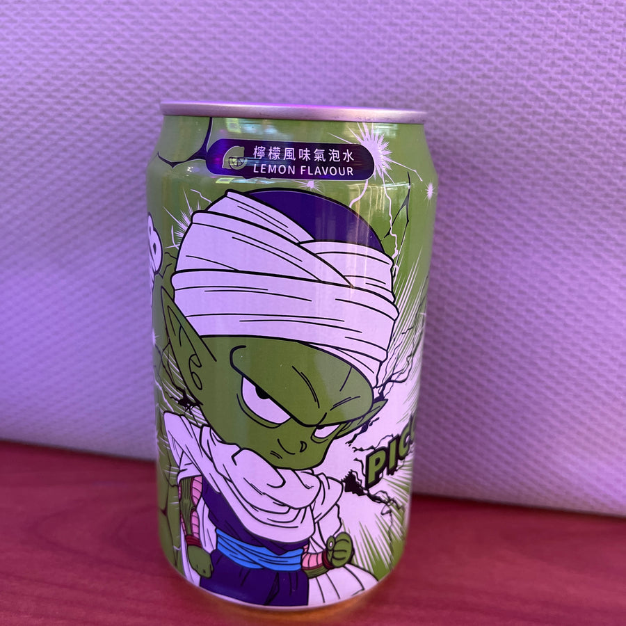Dragon Ball Super Piccolo Lemon Soda (Taiwan) — front of pack at Exotic Snaxx Chicago