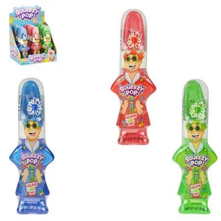 Mr. Squeezy Pop — front of pack at Exotic Snaxx Chicago