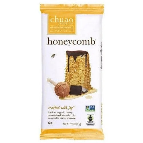 Honeycomb Dark Chocolate Bar — front of pack at Exotic Snaxx Chicago