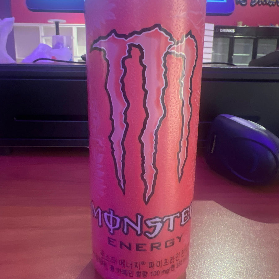 Monster Energy Punch (Pipeline Punch) — front of pack at Exotic Snaxx Chicago