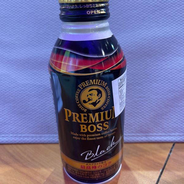 Suntory Boss Coffee – Premium Boss Black Flavor: Unsweetened Black Coffee