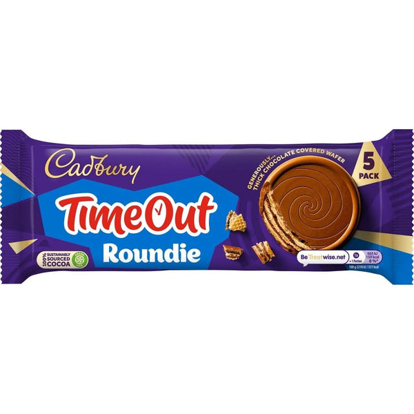 Cadbury Time Out 5 Roundie 150g From UK