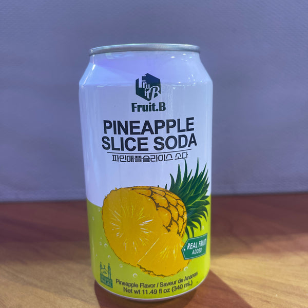 Fruit.B Pineapple Slice Soda (South Korea)
