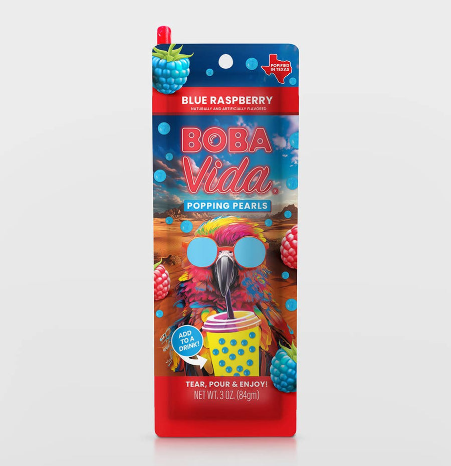 BobaVida Popping Boba -Super Blue Raspberry, &mdash; second view
