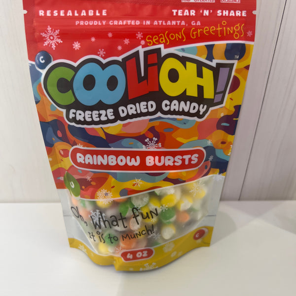 CooliOh! Freeze Dried Candy – Rainbow Bursts (4oz)