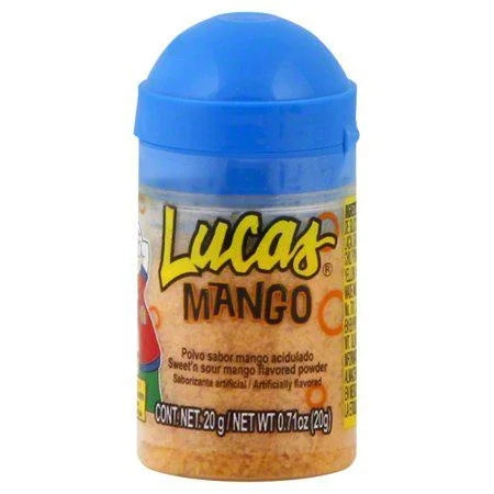 Lucas Sweet & Sour Mango — front of pack at Exotic Snaxx Chicago