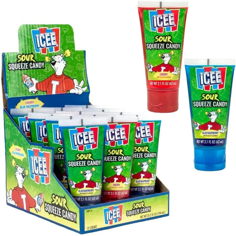 Icee Sour Squeeze Candy — front of pack at Exotic Snaxx Chicago