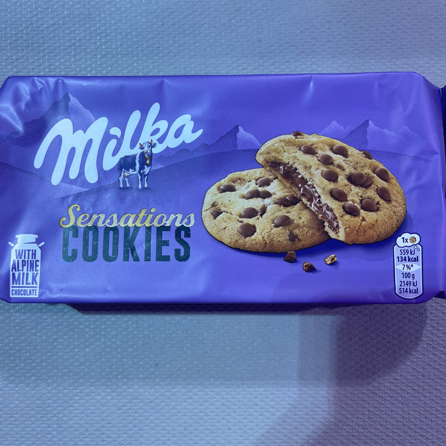 Milka Sensation (Germany) — front of pack at Exotic Snaxx Chicago
