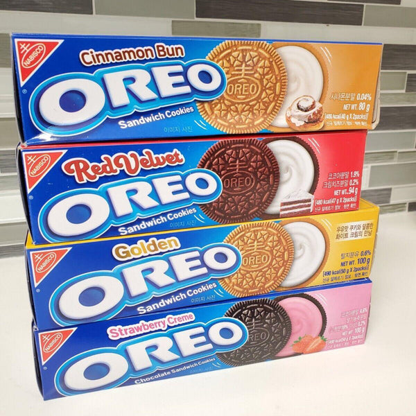Oreo Cookies Korean Rare Flavors Cinnamon Bun