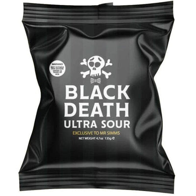 Black Death Ultra Sour Hard Candy (Imported From England) — Candy & Gummies bestseller at Exotic Snaxx Chicago