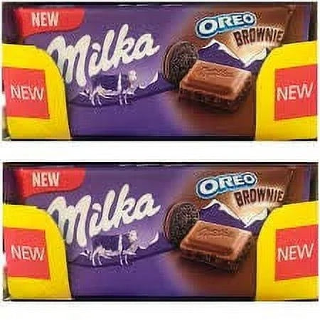 Milka Oreo Brownie Chocolate Bars ( Romania)