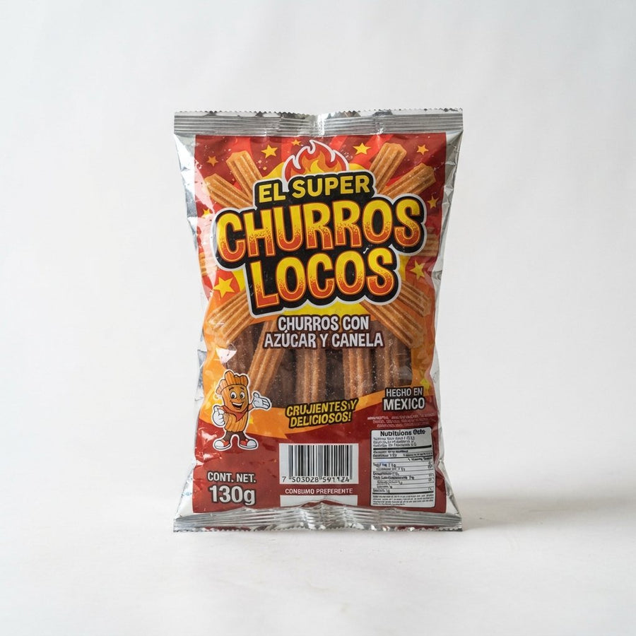 El Super Churros Locos — front of pack at Exotic Snaxx Chicago