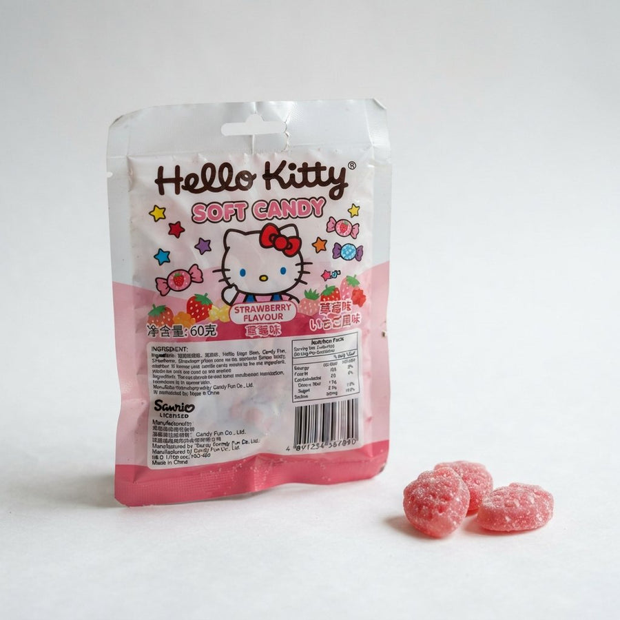 Hello Kitty Soft Candy — front of pack at Exotic Snaxx Chicago