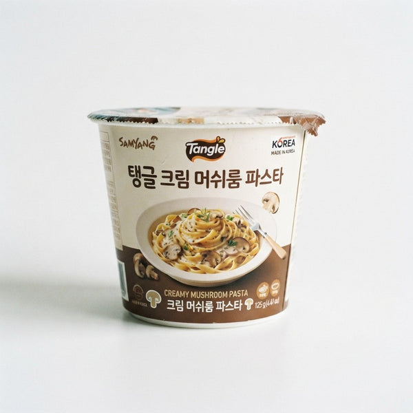 Samyang Tangle Creamy Mushroom Pasta Bowl Korea