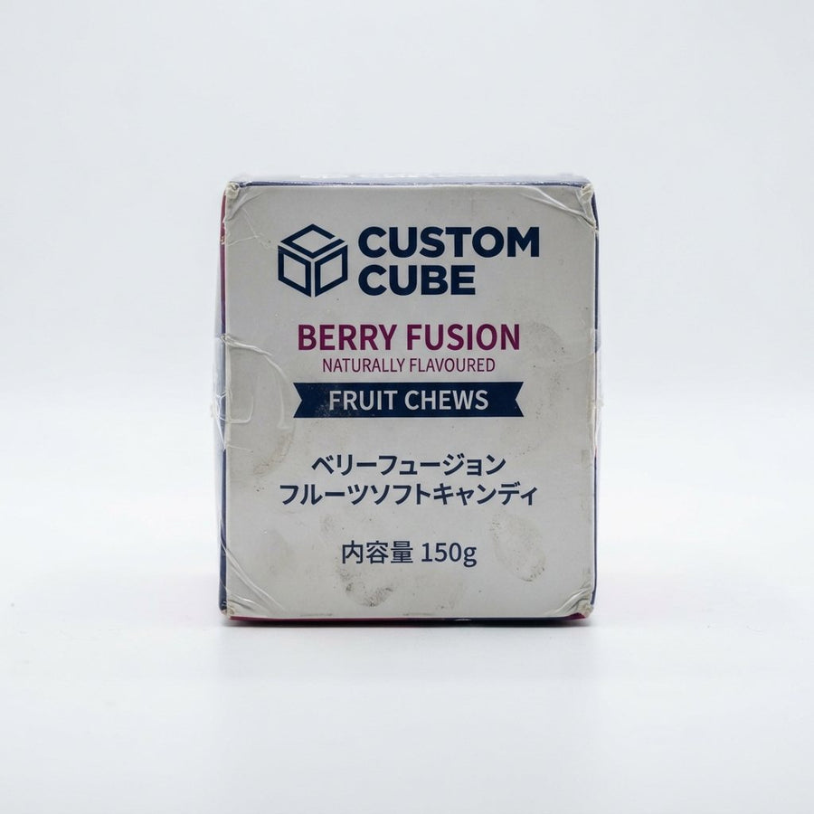 Custom Cube — front of pack at Exotic Snaxx Chicago
