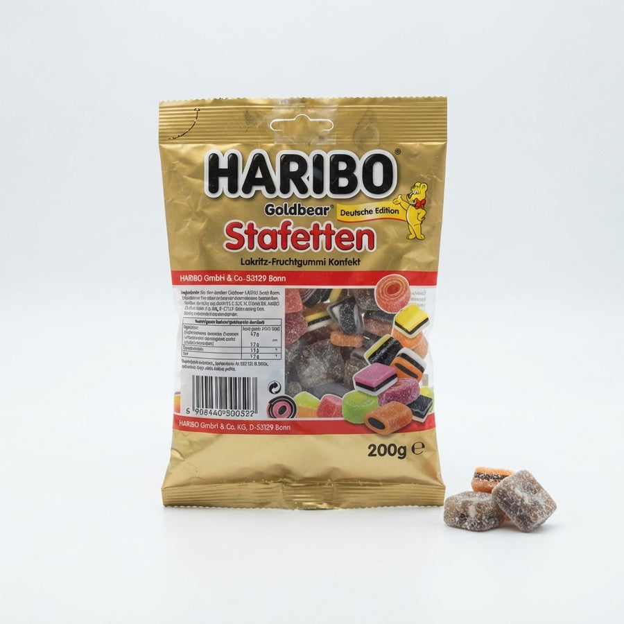 Haribo Stafetten ( Germany ) — front of pack at Exotic Snaxx Chicago