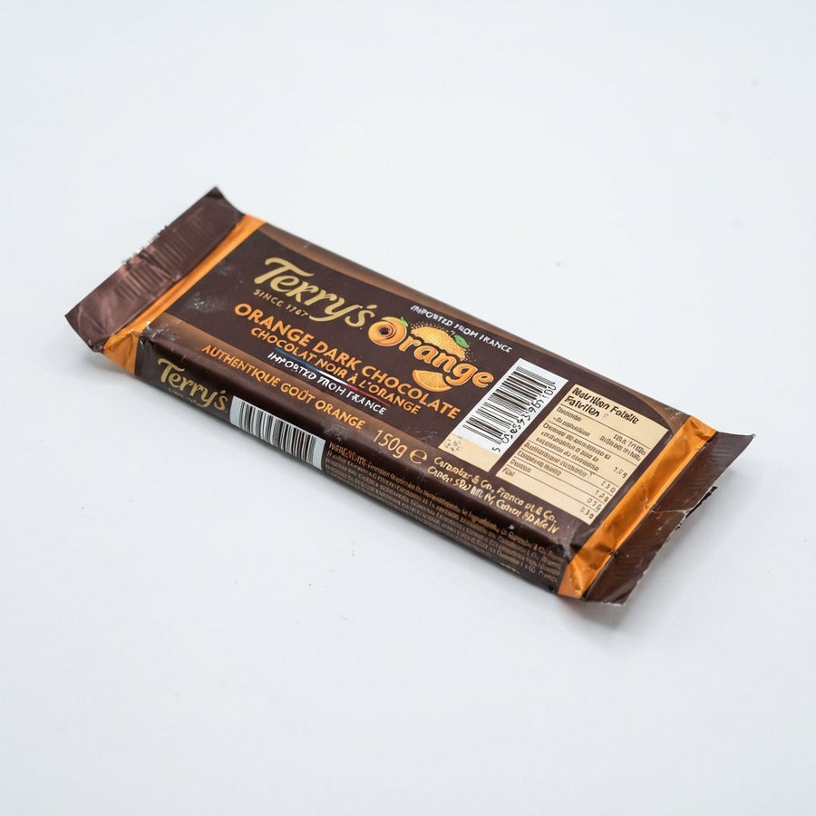 Terry's Orange Dark Chocolate ( France ) — front of pack at Exotic Snaxx Chicago