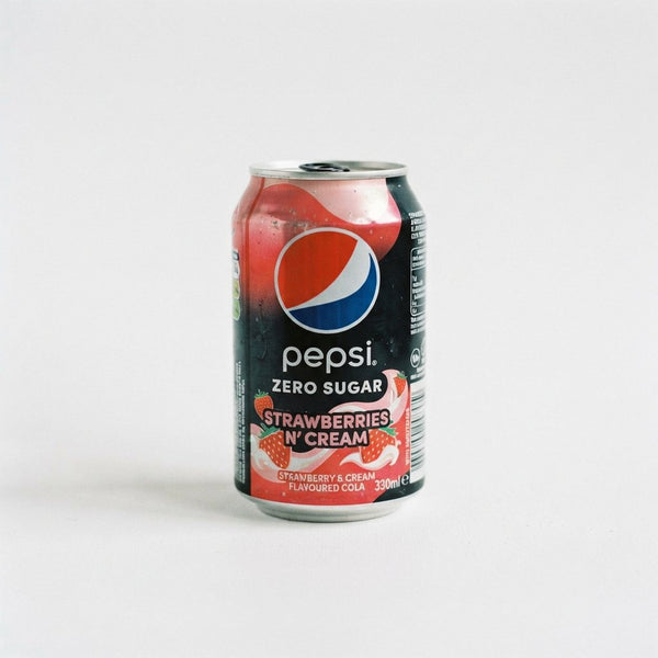 Pepsi Zero Sugar Strawberries N' Cream Can 330ml