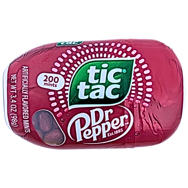 Tic Tac Dr Pepper flavour mints, 3.4oz pack