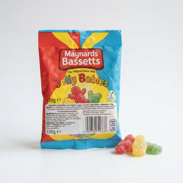 Maynards Bassetts Jelly Babies Candy 130g