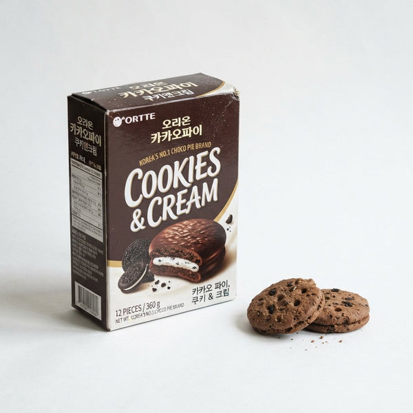 Cacao Pie Cookies and Cream Korea