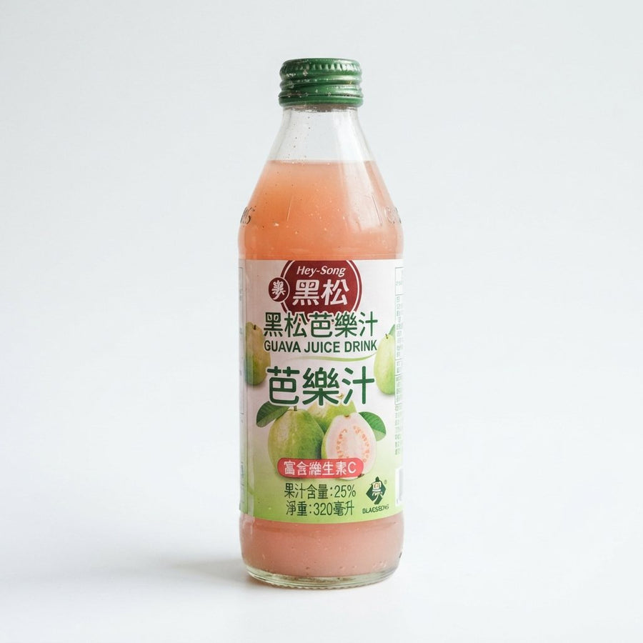 Hey-Song Guava Juice Drink — front of pack at Exotic Snaxx Chicago