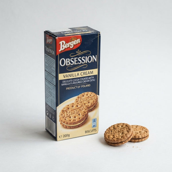 Bergen Obsession Cookies Vanilla Cream  Product of Poland