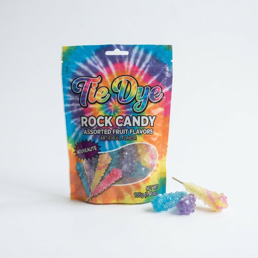 Tie Dye Rock Candy — front of pack at Exotic Snaxx Chicago