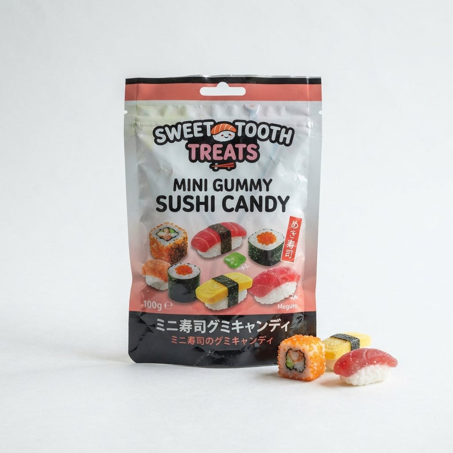 Mini Gummy Sushi Candy — front of pack at Exotic Snaxx Chicago