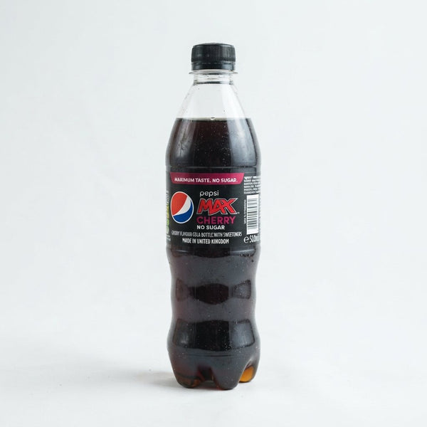 Pepsi Max Cherry No Sugar Made in United Kingdom