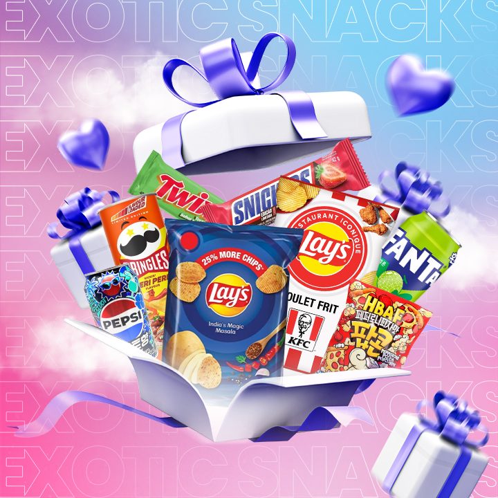 Exotic Snaxx mystery box